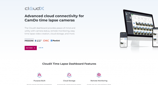 CLOUD X [PLUS] 3 Month subscription Subscription for Cam-Do timelapse systems