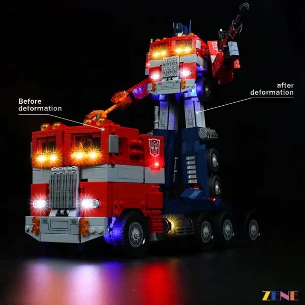LED LIGHTING KIT for LEGO OPTIMUS PRIME build - Image 3