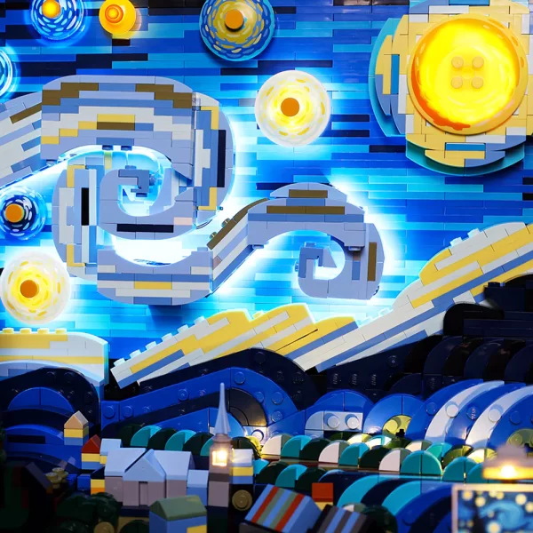 LEGO The Starry Night #21333 (Ver. 2) Light Kit Light Kit ONLY. LEGO sets aren't included. - Image 3