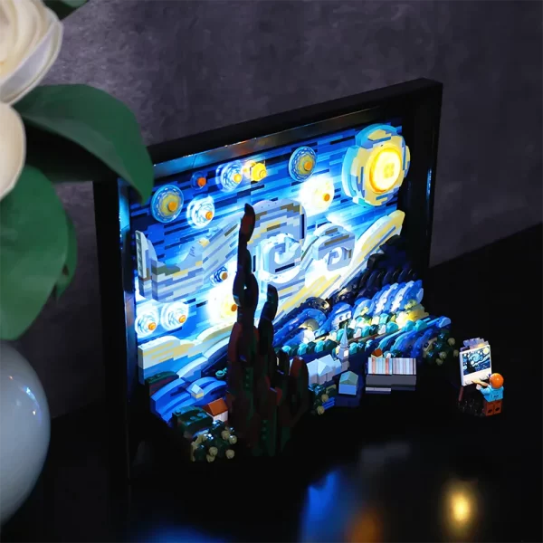 LEGO The Starry Night #21333 (Ver. 2) Light Kit Light Kit ONLY. LEGO sets aren't included. - Image 6
