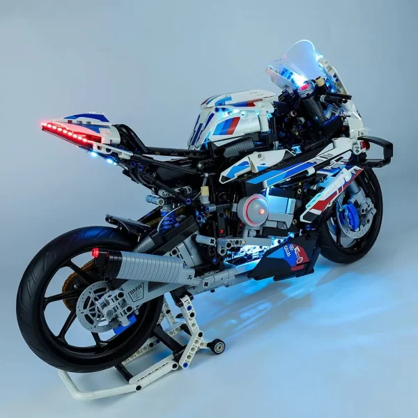 LEGO Technic™ Motorcycle M1000 #42130 (Ver. 2) Light Kit Light Kit ONLY. LEGO sets aren't included.  [REMOTE CONTROL VERSION] - Image 5