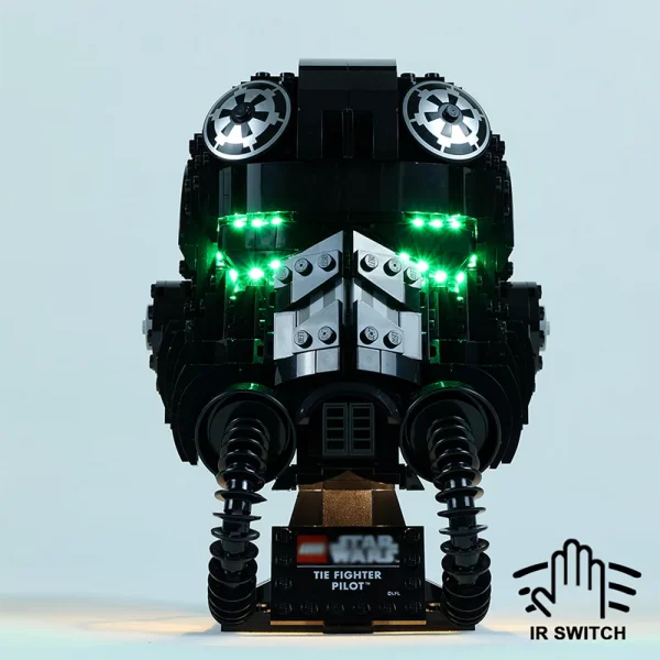 LEGO TIE Fighter Pilot Helmet #75274 Light Kit Light Kit ONLY. LEGO sets aren't included. - Image 2