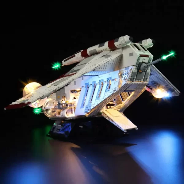 LED LIGHTING KIT for STAR WARS REPUBLIC GUNSHIP  LEGO KIT.  [LED LIGHT KIT ONLY]  LEGO KIT SOLD SEPERATELY  [REMOTE CONTROL VERSION] - Image 7