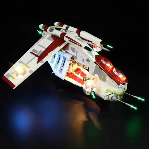 LED LIGHTING KIT for STAR WARS REPUBLIC GUNSHIP  LEGO KIT.  [LED LIGHT KIT ONLY]  LEGO KIT SOLD SEPERATELY  [REMOTE CONTROL VERSION] - Image 3
