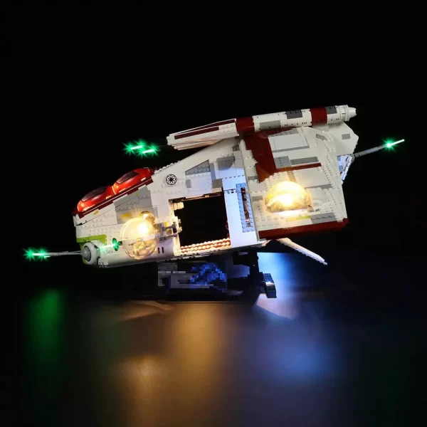 LED LIGHTING KIT for STAR WARS REPUBLIC GUNSHIP  LEGO KIT.  [LED LIGHT KIT ONLY]  LEGO KIT SOLD SEPERATELY  [REMOTE CONTROL VERSION] - Image 4