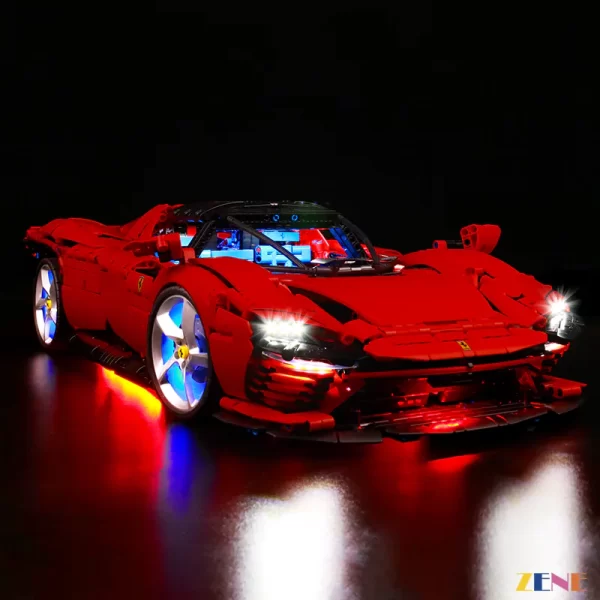 LEGO Ferrari Daytona SP3 #42143 (Ver. 3) Light Kit Light Kit ONLY. LEGO sets aren't included. [Upgrade Version + Remote Control] - Image 2
