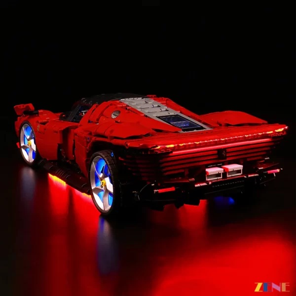 LEGO Ferrari Daytona SP3 #42143 (Ver. 3) Light Kit Light Kit ONLY. LEGO sets aren't included. [Upgrade Version + Remote Control] - Image 3