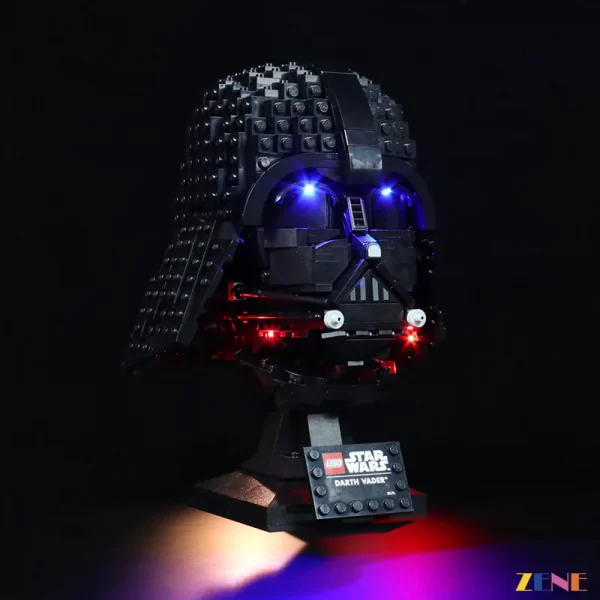 LEGO Star Wars™ Vader™ Helmet Vader #75304 Light Kit Light Kit ONLY. LEGO sets aren't included.  [voice sensor switch version] - Image 6