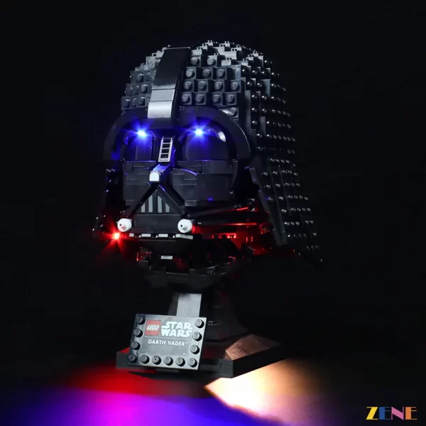 LEGO Star Wars™ Vader™ Helmet Vader #75304 Light Kit Light Kit ONLY. LEGO sets aren't included.  [voice sensor switch version] - Image 3