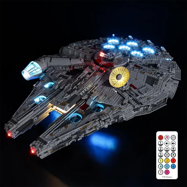 LEGO Star Wars™ Millennium Falcon™ #75192 Light Kit Light Kit ONLY. LEGO sets aren't included.  [Radio Control + Sound Version] - Image 8