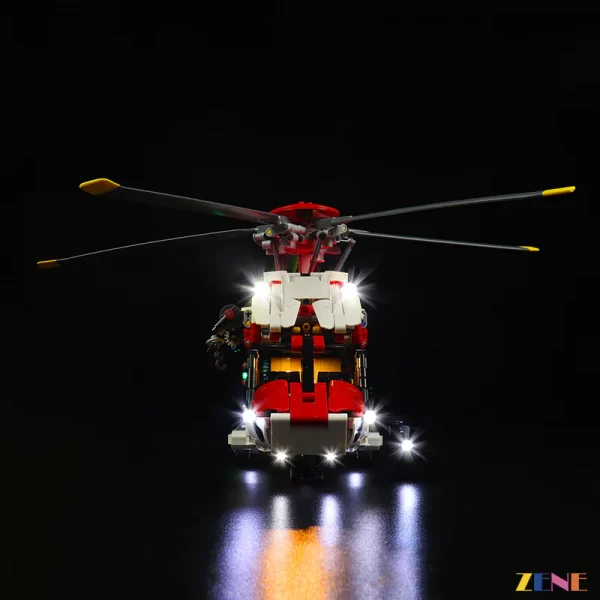 LEGO Airbus H175 Rescue Helicopter #42145 Light Kit Light Kit ONLY. LEGO sets aren't included.  [Remote Control Version - Image 5
