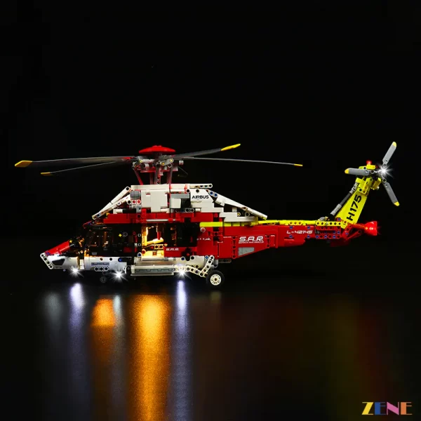 LEGO Airbus H175 Rescue Helicopter #42145 Light Kit Light Kit ONLY. LEGO sets aren't included.  [Remote Control Version - Image 6