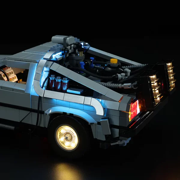 LEGO Back to the Future Time Machine #10300 (upgrade ver.) Light Kit Light Kit ONLY. LEGO sets aren't included.  [Remote Control + Sound Version] - Image 6