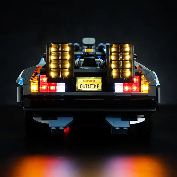 LEGO Back to the Future Time Machine #10300 (upgrade ver.) Light Kit Light Kit ONLY. LEGO sets aren't included.  [Remote Control + Sound Version] - Image 7