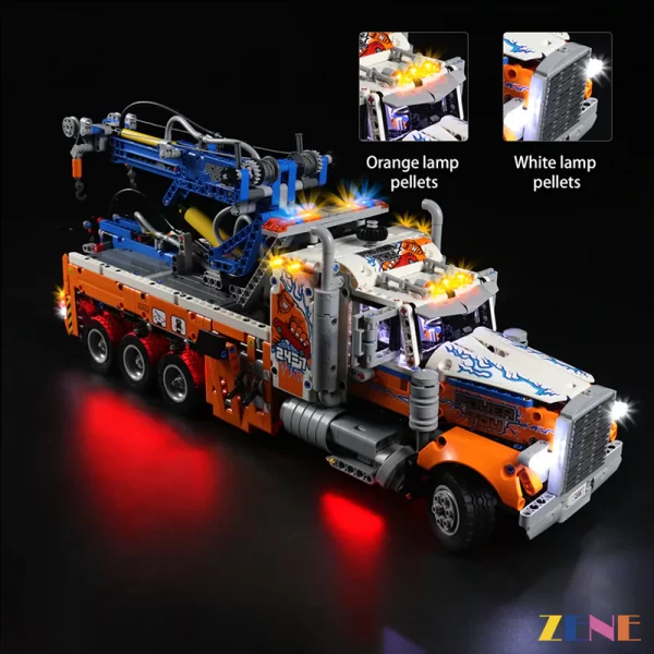LEGO HEAVY DUTY TOW  [LED LIGHTING KIT]   LIGHTING KIT ONLY.  LEGO KIT SOLD SEPERATELY  [Remote Control Version light kit] - Image 3