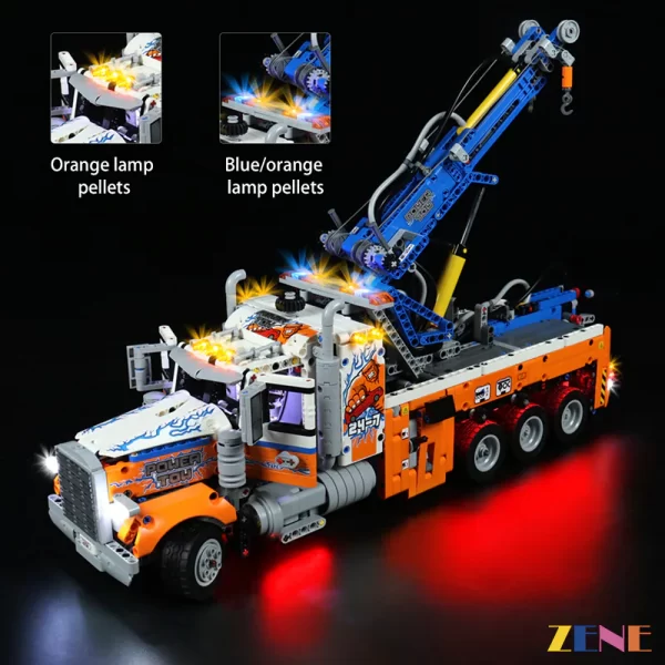 LEGO HEAVY DUTY TOW  [LED LIGHTING KIT]   LIGHTING KIT ONLY.  LEGO KIT SOLD SEPERATELY  [Remote Control Version light kit] - Image 5