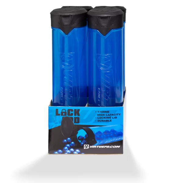 VIRTUE V2 LOCK POD - BLUE - 170RND LOCK LID POD - 4 PACK