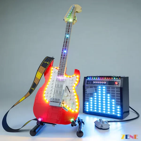 LEGO Guitar Fender® Stratocaster™ #21329 Light Kit Light Kit ONLY. LEGO sets aren't included.  [Remote Control Version] [Remote IS Included] - Image 5