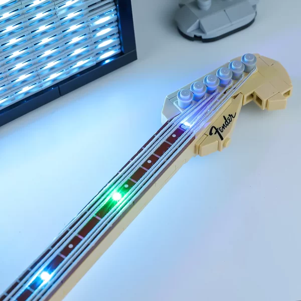 LEGO Guitar Fender® Stratocaster™ #21329 Light Kit Light Kit ONLY. LEGO sets aren't included.  [Remote Control Version] [Remote IS Included] - Image 7