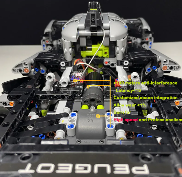 Ultimate High performance brushless motor & LED Light Kit for  LEGO PEUGEOT 9X8 24H Le Mans Hybrid Hypercar   [LEGO KIT NOT INCLUDED] LEGO KIT Available by following our link to LEGO website - Image 14